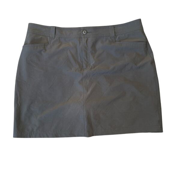 Eddie Bauer Women's Adventurer 2.0 Skort Dark Smoke Size 16 - Picture 2 of 7